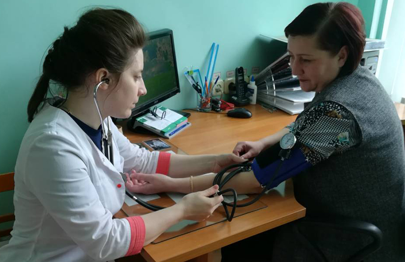 Акция «Цифры здоровья: артериальное давление» в аг. Верейки