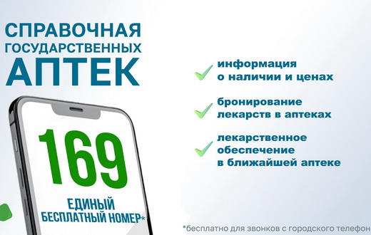 Аптечная справочная служба 169